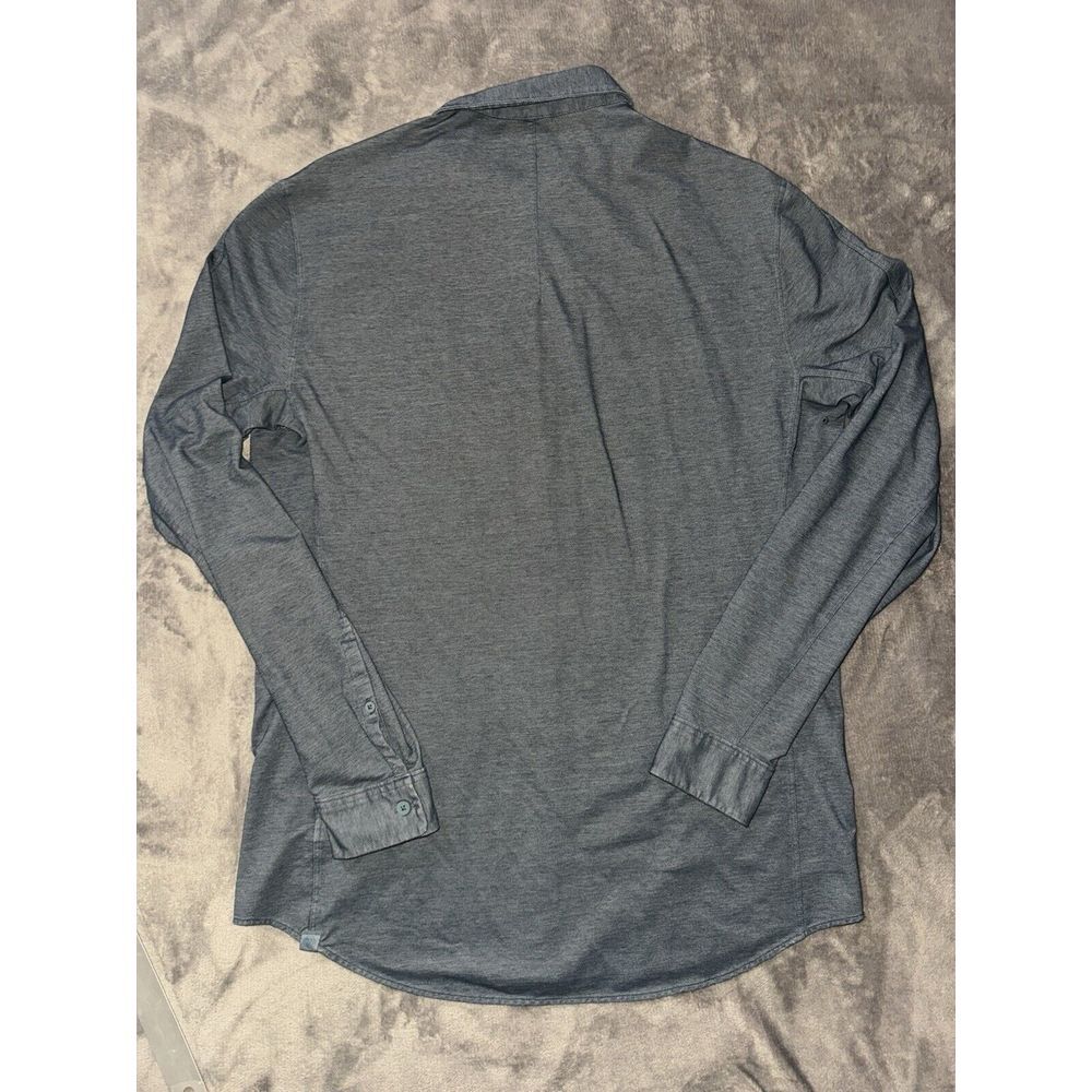 Lululemon Men's Shirt‎ Blue Performance Commission Vented Live In Practice Sz M - Picture 7 of 7
